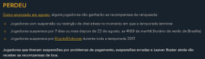 Quando começa a nova temporada? Quando termina a temporada atual?