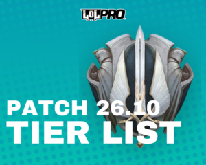 LEAGUE OF LEGENDS TIER LIST PATCH 26.10 (MELHORES CAMPEÕES EM CADA POSIÇÃO)