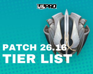 LEAGUE OF LEGENDS TIER LIST PATCH 26.16 (MELHORES CAMPEÕES EM CADA POSIÇÃO)